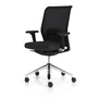 Vitra - ID Mesh , nero / aluminium poli