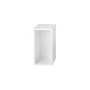 Muuto - Stacked Module d'étagère système avec paroi arrière, petit / blanc