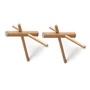 Normann Copenhagen - Sticks Hameçon, naturel, jeu de 2