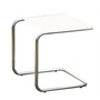 Fiam - Club Table d'appoint, aluminium / blanc