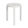 Artek - 60 Tabouret, blanc/blanc laqué