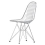 Vitra - Wire Chair DKR (H 43 cm), chromé / sans revêtement, patins en feutre (basic dark)
