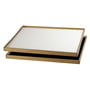 ArchitectMade - Tablett Turning Tray , 38 x 51 cm, noir / blanc