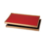 ArchitectMade - Tablett Turning Tray , 30 x 48 cm, noir / rouge