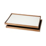 ArchitectMade - Tablett Turning Tray , 30 x 48 cm, noir / blanc