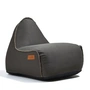 SACK it - RETRO it Canvas Pouf, brun