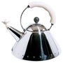 Alessi - Bouilloire 9093 W "Bird Kettle", polie / blanche