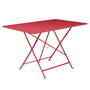 Fermob - Bistro Table pliante, rectangulaire, 117 x 77 cm, rouge coquelicot