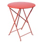 Fermob - Bistro Table pliante Ø 60 cm, rouge coquelicot
