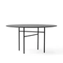 Audo - Snaregade Table, Ø 138 cm, placage chêne teinté noir