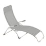 Fiam - Chaise longue de terrasse Samba , aluminium / gris