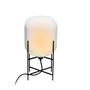 Pulpo - Oda lampe, petit, blanc opaque / corps noir