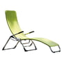 Fiam - Chaise longue de terrasse Samba , aluminium / pistache