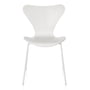 Fritz Hansen - Série 7 chaise, monochrome blanc / frêne teinté blanc