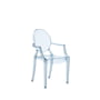 Kartell - Lou Lou Ghost Chaise pour enfant, bleu glacier
