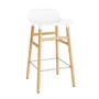 Normann Copenhagen - Form tabouret de bar 65 cm, piètement en chêne / blanc