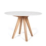 The Hansen Family - Arthur Table de repas Ø 107 cm, chêne / marbre