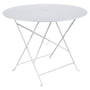 Fermob - Bistro Table pliante, ronde, Ø 96 cm, blanc coton