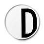 Design Letters - AJ Assiette en porcelaine D