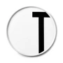 Design Letters - AJ Assiette en porcelaine T