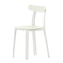 Vitra - All Plastic Chair blanc, patins en plastique