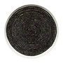 Marimekko - Oiva Räsymatto Plaque Ø 25 cm, noir / blanc