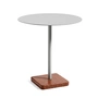 HAY - Terrazzo Table ronde Ø 70 cm, gris / rouge