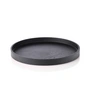 applicata - Luna tray plateau de service, ∅ 28 cm, chêne teinté