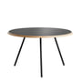 Woud - Soround Side Table H 44 cm / Ø 60 cm, stratifié noir (Fenix)