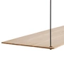 Woud - Tableau d'étagères pour Stedge Etagère murale 80 cm, chêne blanc pigmenté