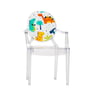 Kartell - Lou Lou Ghost chaise pour enfant, transparent / dinosaure