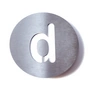 Radius Design - Numéro de maison d, blanc