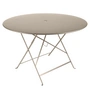 Fermob - Bistro Table pliante Ø 117 cm, muscade