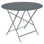 Fermob - Bistro Table pliante, ronde, Ø 96 cm, gris orageux