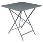 Fermob - Bistro Table pliante, 71 x 71 cm, gris orageux
