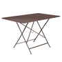 Fermob - Bistro Table pliante, rectangulaire, 117 x 77 cm, rouille
