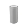 Stelton - To Go Click 0,2 l double paroi, gris clair mat