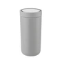 Stelton - To Go Click 0,4 l, double paroi, gris clair mat