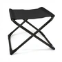 Fiam - Chico tabouret, aluminium  noir / noir
