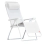 Fiam - Amida Fauteuil relax, aluminium blanc / blanc
