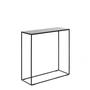 Schönbuch - console Rack, thermo-laqué noir / plateau de verre noir
