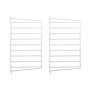 String - Échelle murale pour String Étagère 50 x 30 cm (lot de 2), blanc