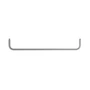 String - Barre pour étagère métallique, 58 cm / gris