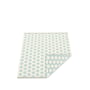 Pappelina - tapis réversible Noa, 70 x 50 cm, turquoise pâle / vanille / bord gris chaud