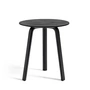 HAY - Bella Table d'appoint Ø 45 cm / H 49 cm, chêne teinté noir