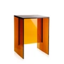 Kartell - Tabouret et table d'appoint Max-Beam, ambre jaune