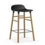 Normann Copenhagen - Form tabouret de bar 65 cm, piètement chêne / noir