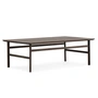 Normann copenhagen - table basse grow , 120 x 70 cm, chêne foncé