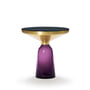 ClassiCon - Bell Table d'appoint, laiton / améthyste violet