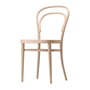 Thonet - 214 Chaise en bois courbé, cannage avec tissu de soutien en plastique / hêtre naturel (TP 17)